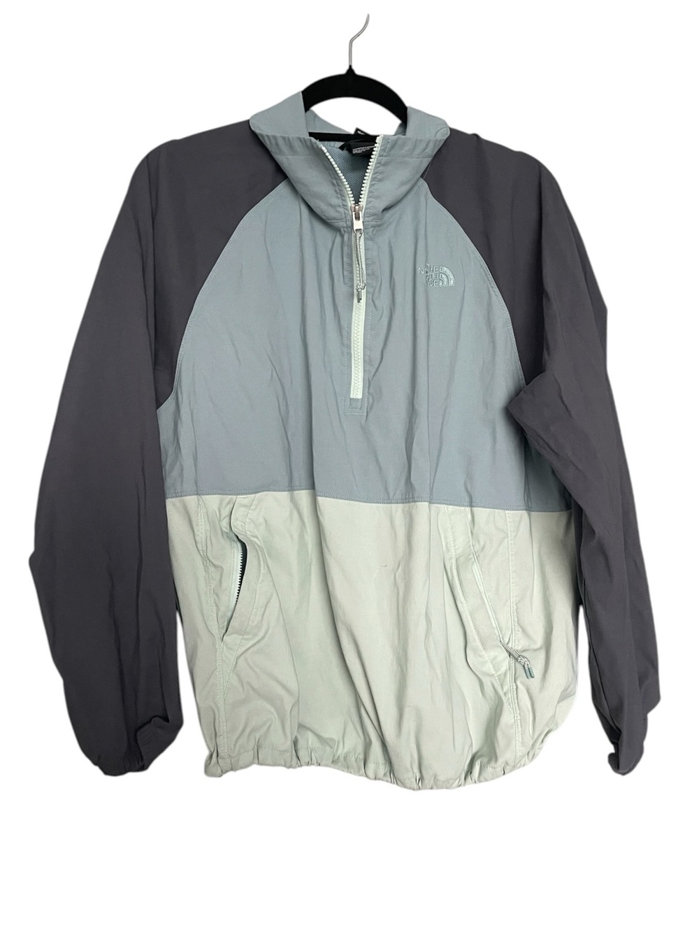 The North Face Colorblock Half-Zip Windbreaker Jacket